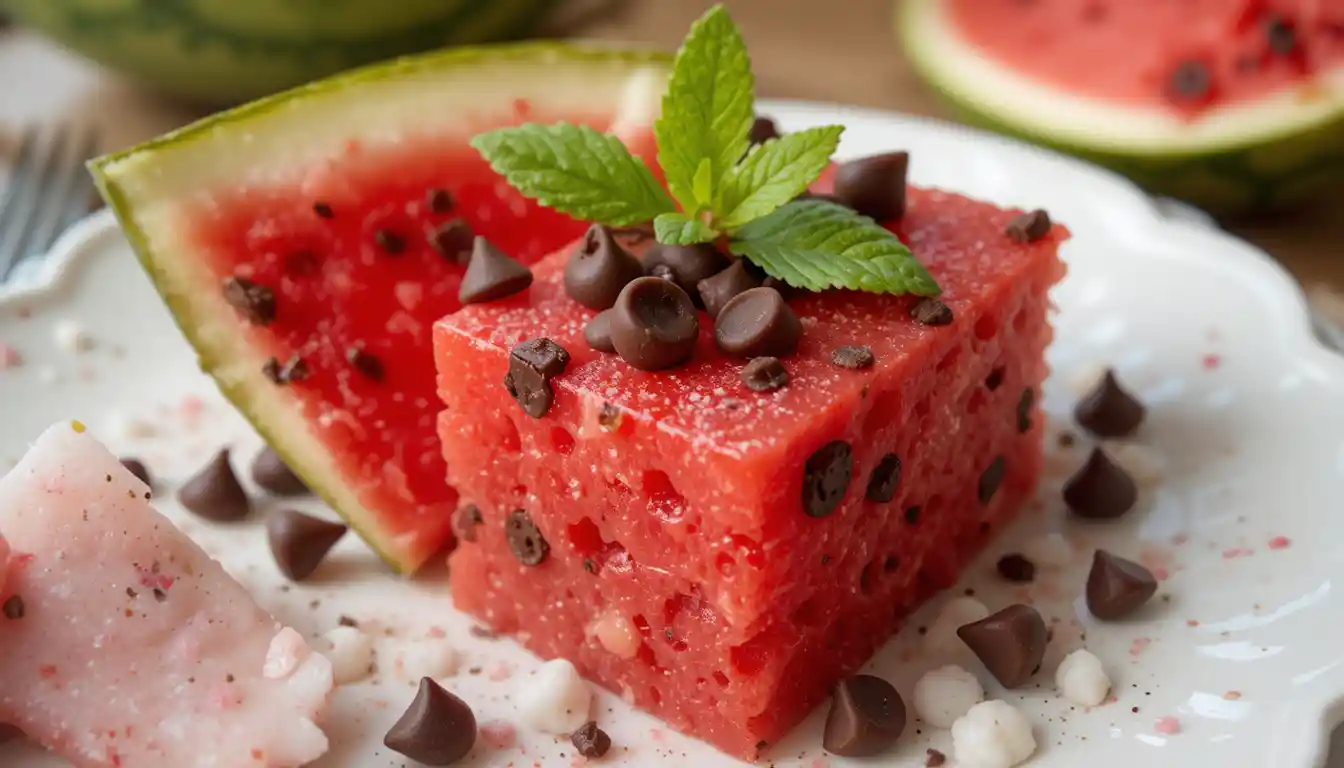 Chocolate Chips Watermelon recipe