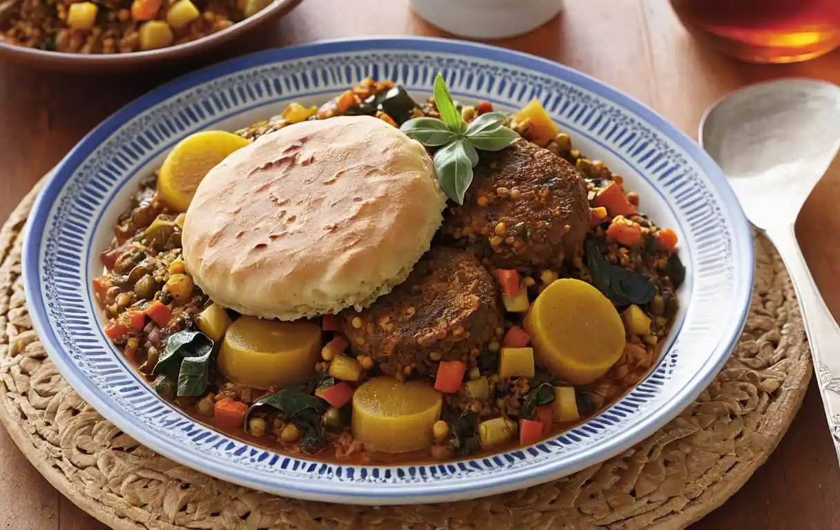 Moroccan-Spiced Patty Tagine