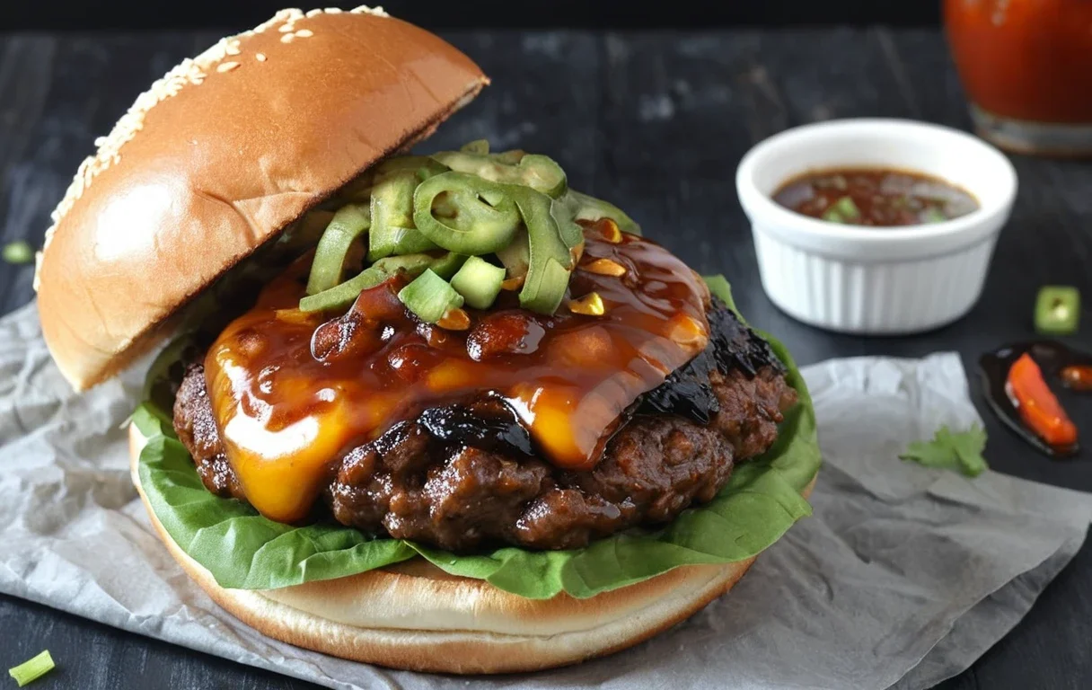 Korean BBQ Smash Burgers
