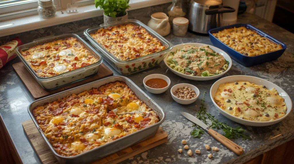 Make-Ahead Casserole Recipes: Quick, Easy & Healthy | Freezer-Friendly Meals 3 Breakfast, Dinner, Low-Carb, Sweet Casseroles types
